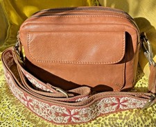 Exc cond Fat Face tan leather