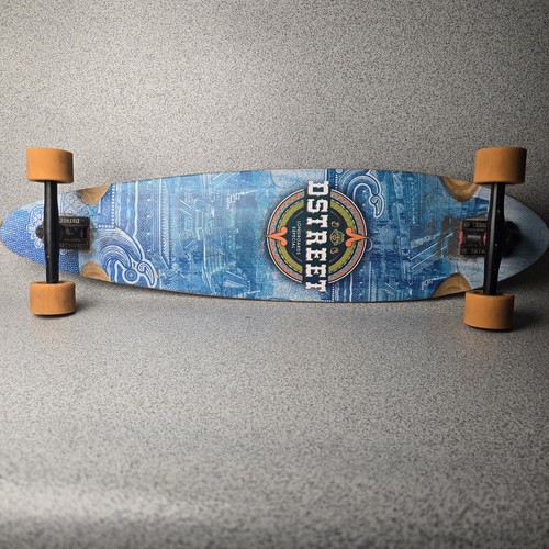 Street longboard skateboard - d-street,
