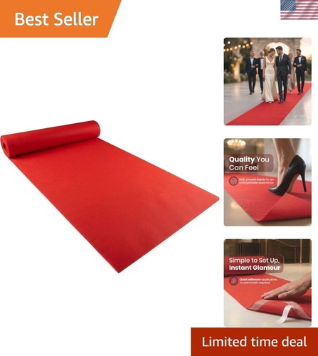 Gsm non slip red carpet - non-slip,