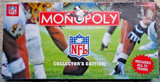 NFL Collectors Edition Monopoly Board Game 2003 Open Box 32 Teams Pewter Tokens