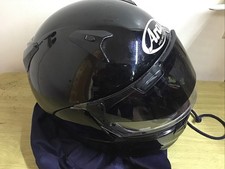 arai profile v helmet Gloss Black Metalic Full Face Size M 57cm