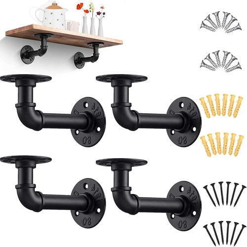 Pipe shelf brackets - pipe,