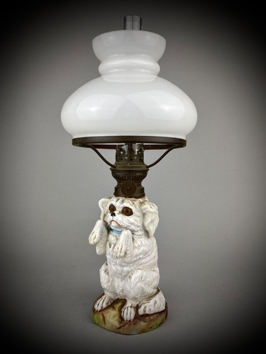 Antique vintage begging dog - antique,