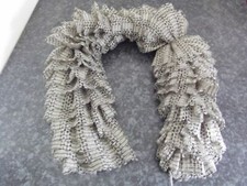 Hand-knitted Brown Frilly