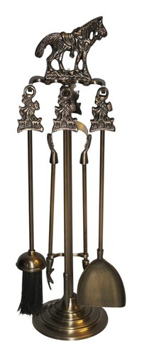 Horse fireplace accessories - horse,