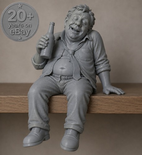 Drunken man shelf - drunken, sitter