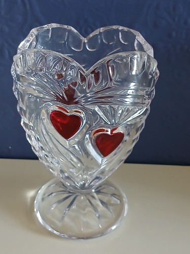 Vtg 60s ruby red - 60s, heart