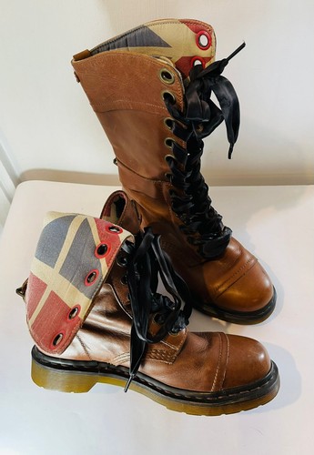 Martens brown leather - dr.,