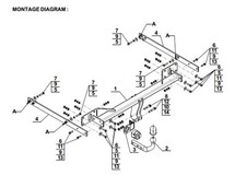 Swan Neck Tow Bar For MERCEDES