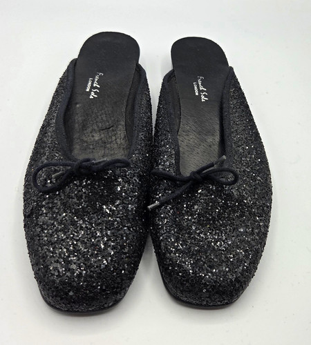 French sole black glitter - french,