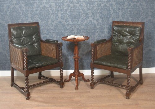Pair oak bergère - oak,
