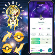 Pokémon?Trade?Go?Shiny Salandit—Female?Digital Deliver♻️