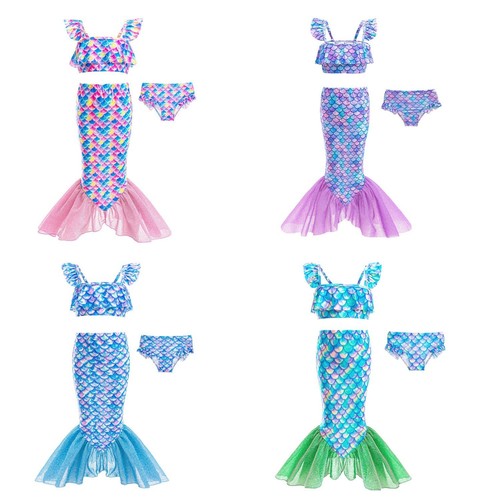 Girls mermaid tail swimwear - girls,