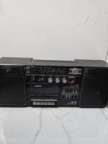 Sharp vintage boombox - sharp,