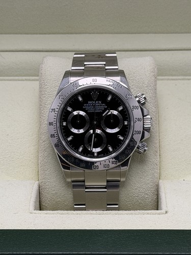 Rolex daytona 116520 black - rolex,