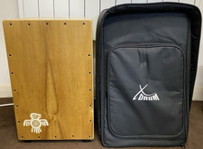 XDrum PERC CP-483 Cajon Peruana Koa w/Gigbag (BARELY USED - FREE UK POSTAGE)