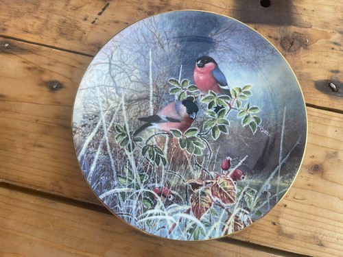 Coalport bullfinches frosty - coalport,