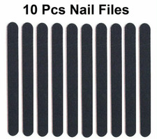 Nail Files Emery Boards Buffer Thin x10 Double Sided Professional 100/180 Grit