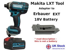 Battery Adapter  / Converter Erbauer EXT 18V Battery to 18V Makita Tool