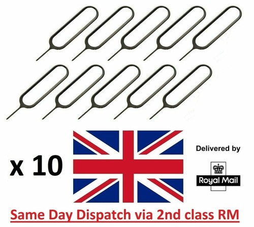 10x sim card tray removal - card, pin