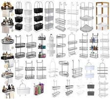 Modern Over Door Hanging Over Screen Bathroom Shower Caddy Rack Storage Tidy