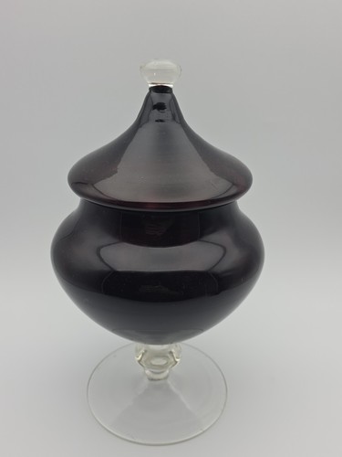 Vintage empoli glass purple - vintage,