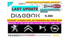 Lexia 3 Diagbox 9.200 Diagnostics Latest Update 2024 Peugeot-Citroen-DS-Opel