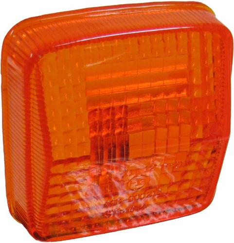 Indicator lens rear amber - lens, r/h