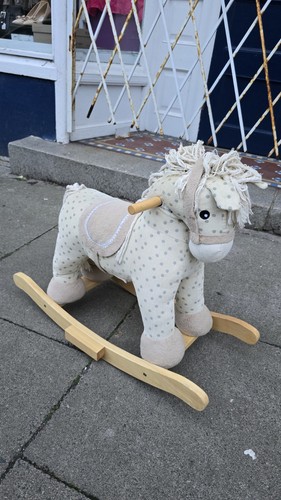 Handmade wooden rocking horse - handmade,