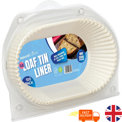 100x 1lb loaf tin liners - 1lb,