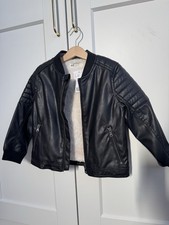 H&M Boys Kids Black Faux