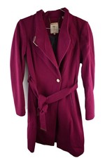 TED BAKER Pink Long Coat size