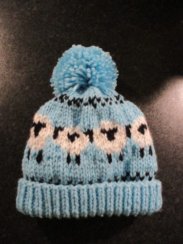 New hand knitted baby hat - hand, knitted.