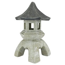 Design Toscano Asian Decor Pagoda Lantern Outdoor Statue, Large 43.25 cm,