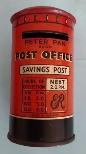 Vintage peter pan tin - pan, post