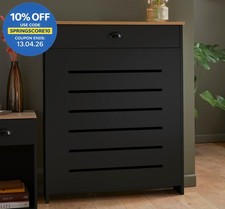 Black Radiator Cover Cabinet