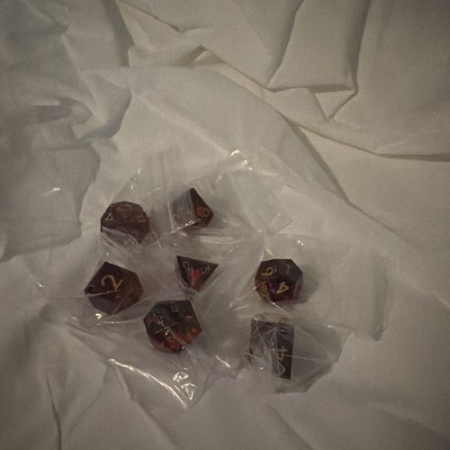 Rpg poly dice set dnd - set,