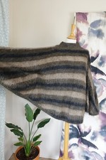 JAEGER Brown striped Mohair &