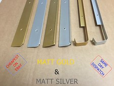 Kitchen Worktop Edging Strips Trims MATT GOLD & MATT SILVER *CHEAPEST ON EBAY*