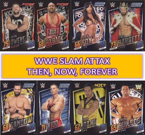 Topps wwe slam - attax, now