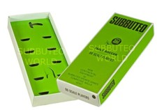 NEW REPRODUCTION SUBBUTEO TABLE FOOTBALL TEAM BOXES. EARLY 70's DESIGN BOX.