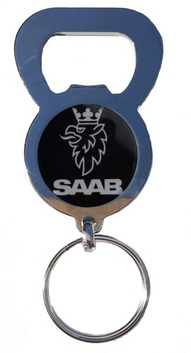 Saab black logo beer - saab,