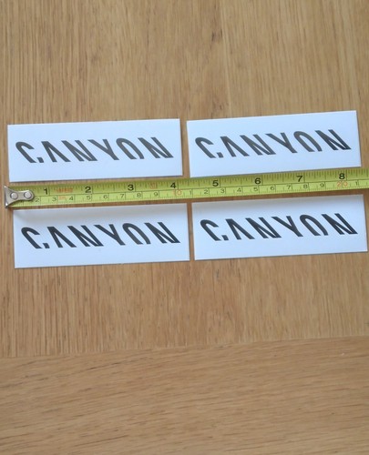 Genuine canyon mtb stickers - genuine, stickers/