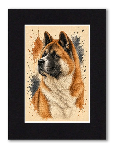 Akita dog 6x4 photo - dog,