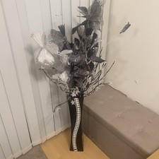 Bespoke Tall Black Floor Vase