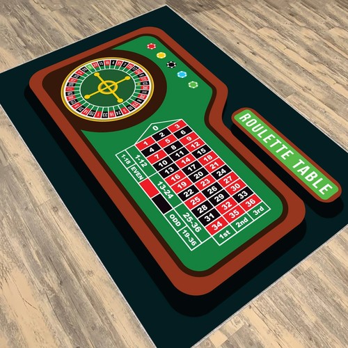 Casino roulette wheel on - casino,,