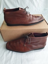 Frank Wright Brown Leather Chelsea  Boots Size 10 Very Good Condition