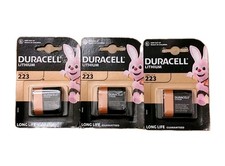 3x Duracell 223 6V Lithium