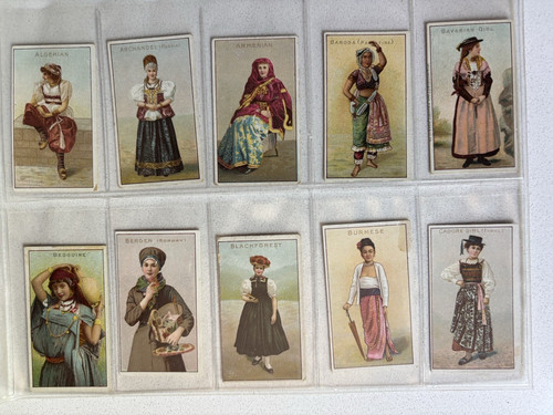 Antique cigarette cards - cigarette,