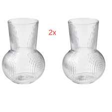 New Ikea PÅDRAG Vase Clear